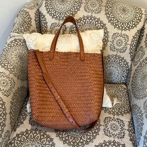 Madewell The Medium Transport Tote: Woven Leather Edition